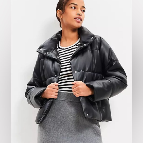 Loft Puffer Jacket Coat Small New